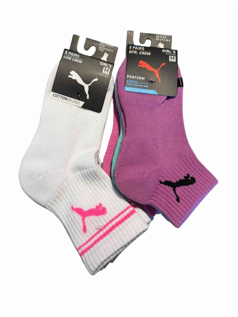 Puma Ankle Socks Pack (3 pack) Puma Low Crew pack (3 pack)